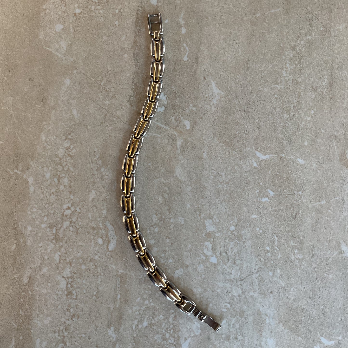 Vintage Silver and Gold-tone Women’s Link Bracelet