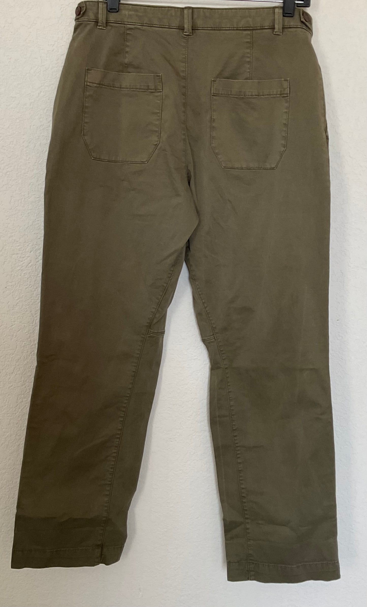 Banana Republic Pleated Green Olive Women’s Casual Trousers  Size 6
