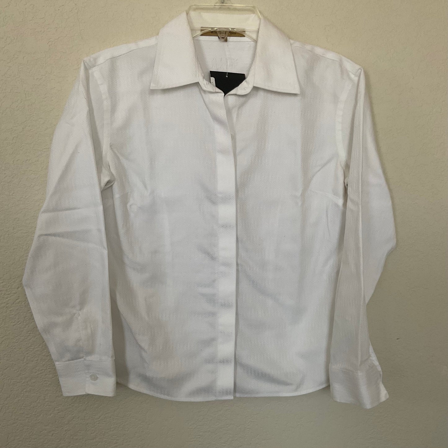 Alex/Marie White Button Down Wrinkle Free Shirt Size 4P