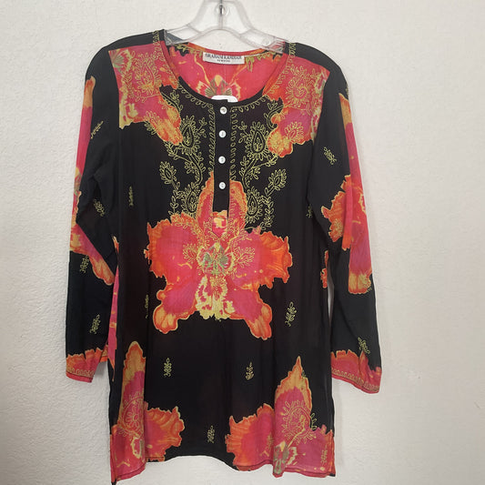 Vintage Graham Kandiah NY Women’s Embroidered Tunic Blouse Size M.