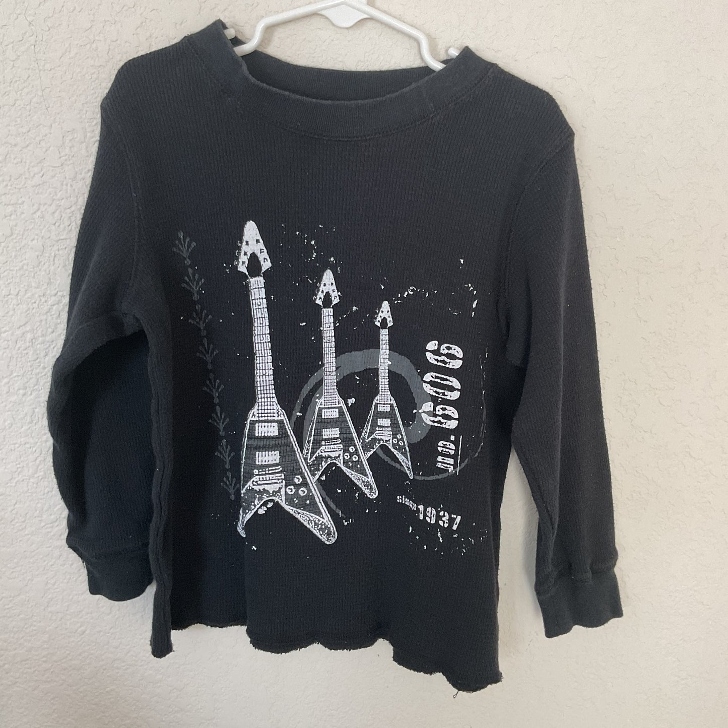 Premiere Rock Guitars Graphics Kids T-Shirt Size XS(4/5).