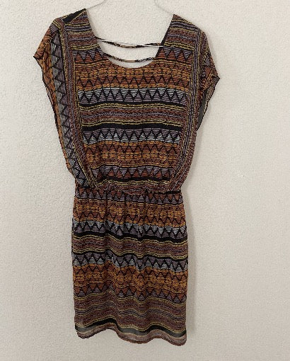 City Triangles Aztec Design Misses Dress Size M