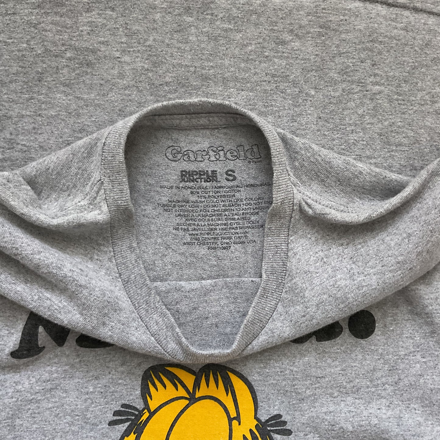 Garfield Graphics Junction Jr’s T-shirt Size S.