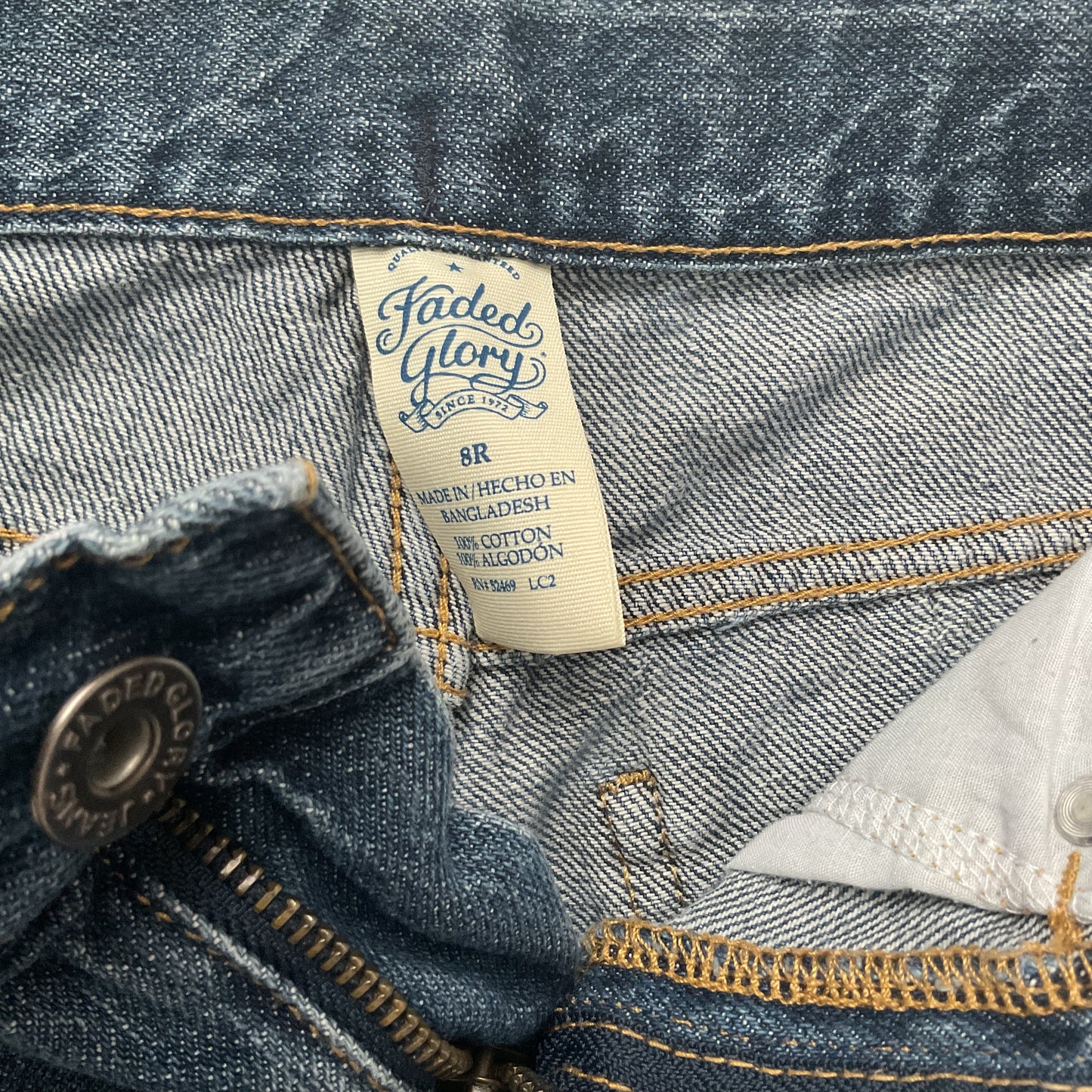 Faded Glory Boys Jeans Size 8R.