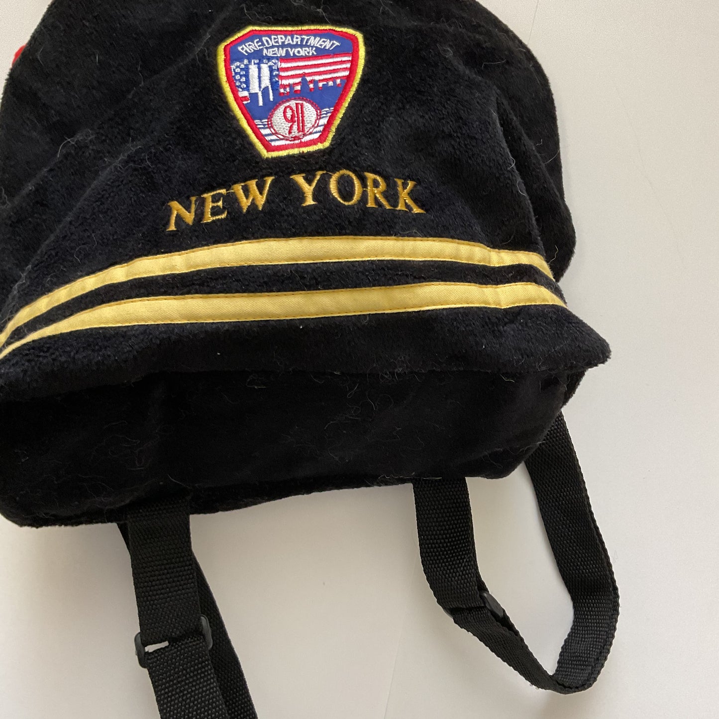 Velour New York Fire Department Kids Backpack