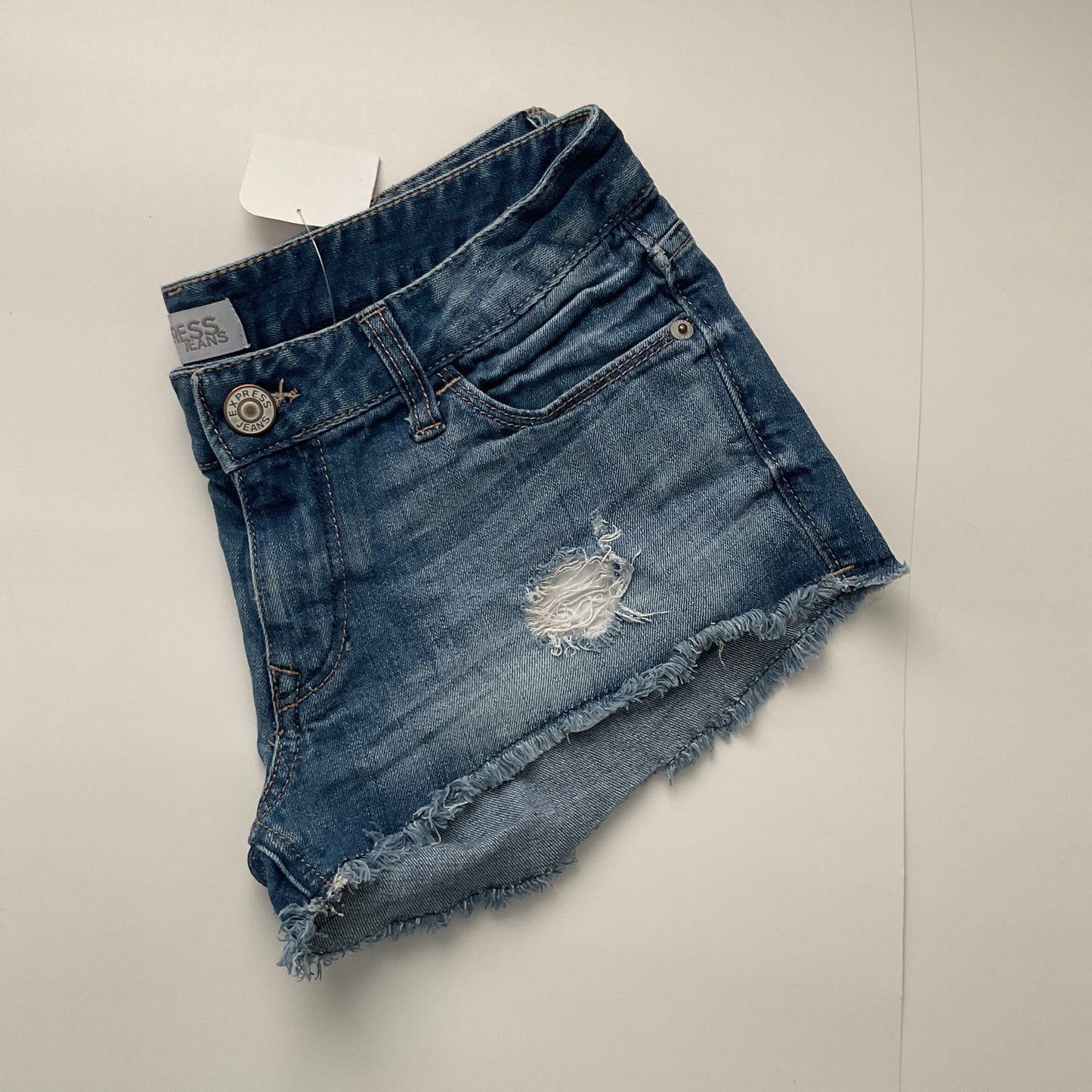 Express Denim Low Rise Women’s Shorts Size 4.