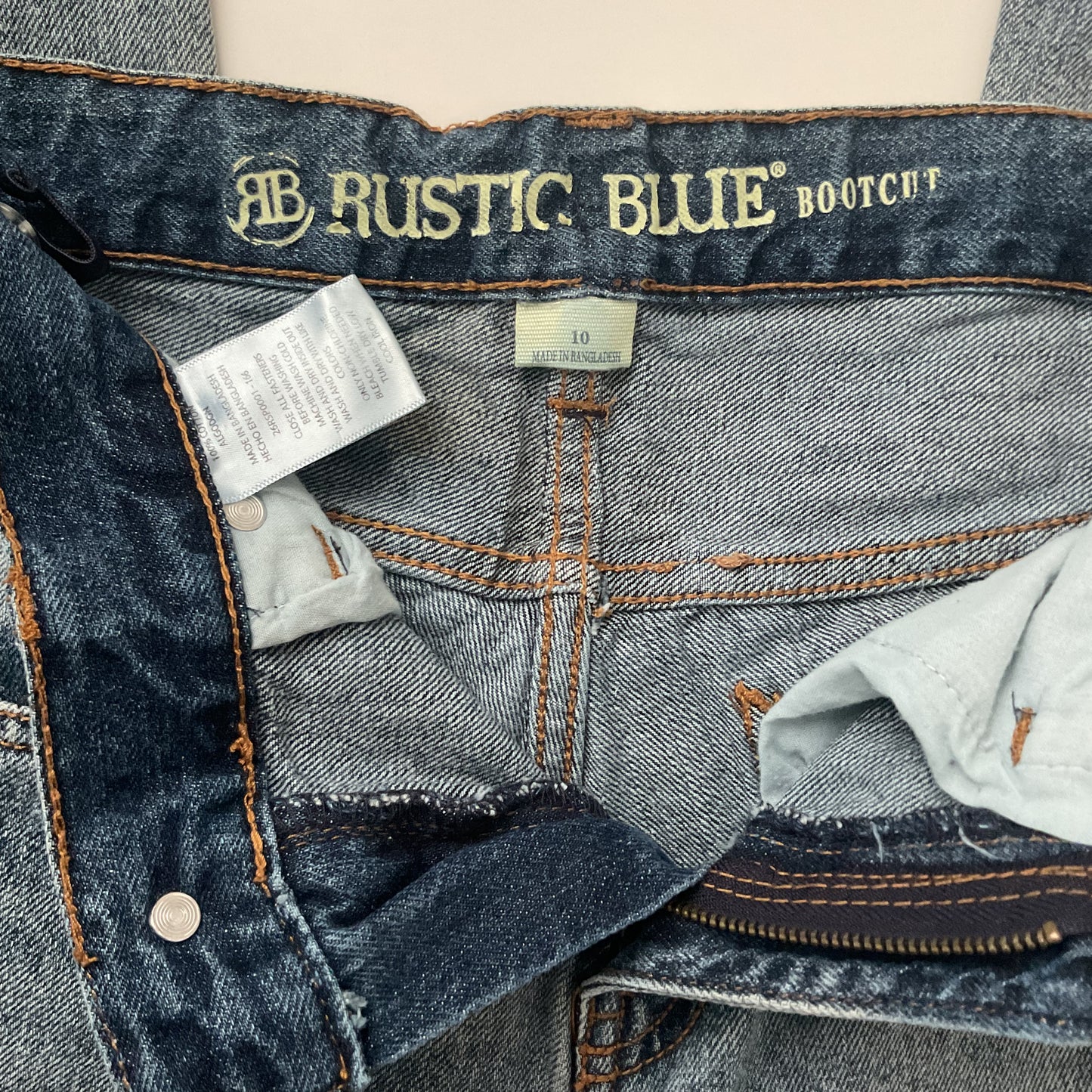 Rustic Blue Bootcut Boys Jeans Size 10.