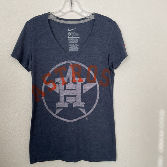 Nike Astros Women’s Fan Fitted T-shirt Size M.