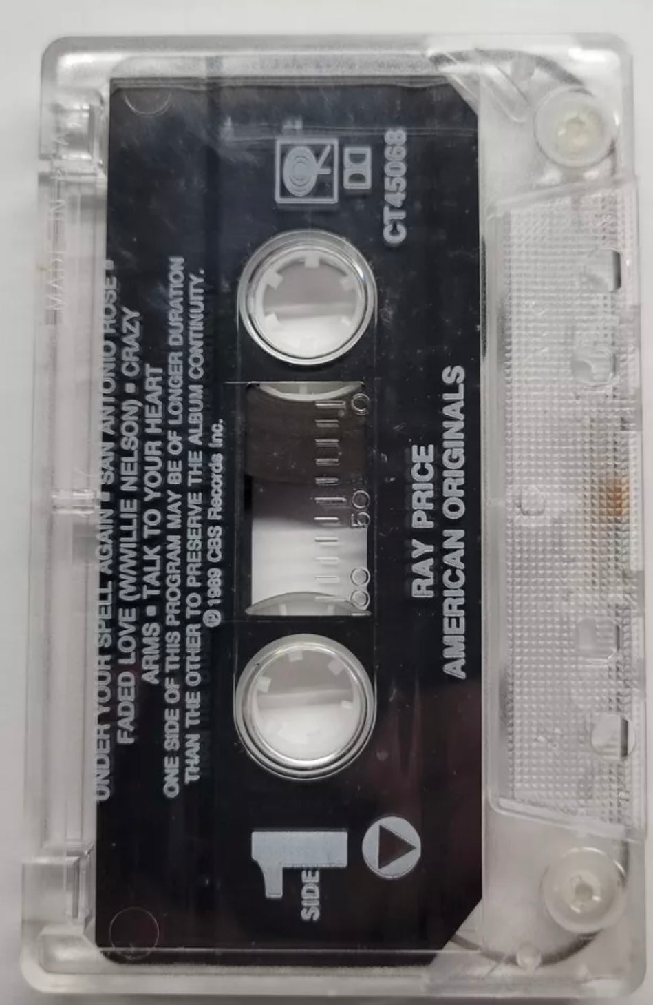 American Originals by Ray Price (Cassette, May-1989, Columbia)