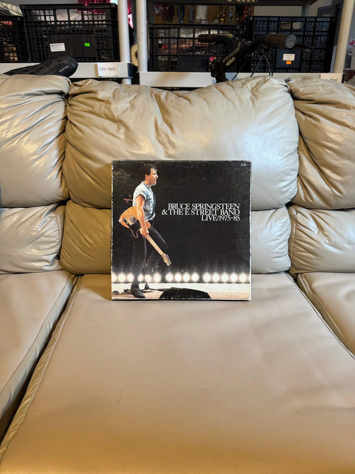 Bruce Springsteen LIVE / 1975-85 RARE out of print 5 x LP vinyl box set '86