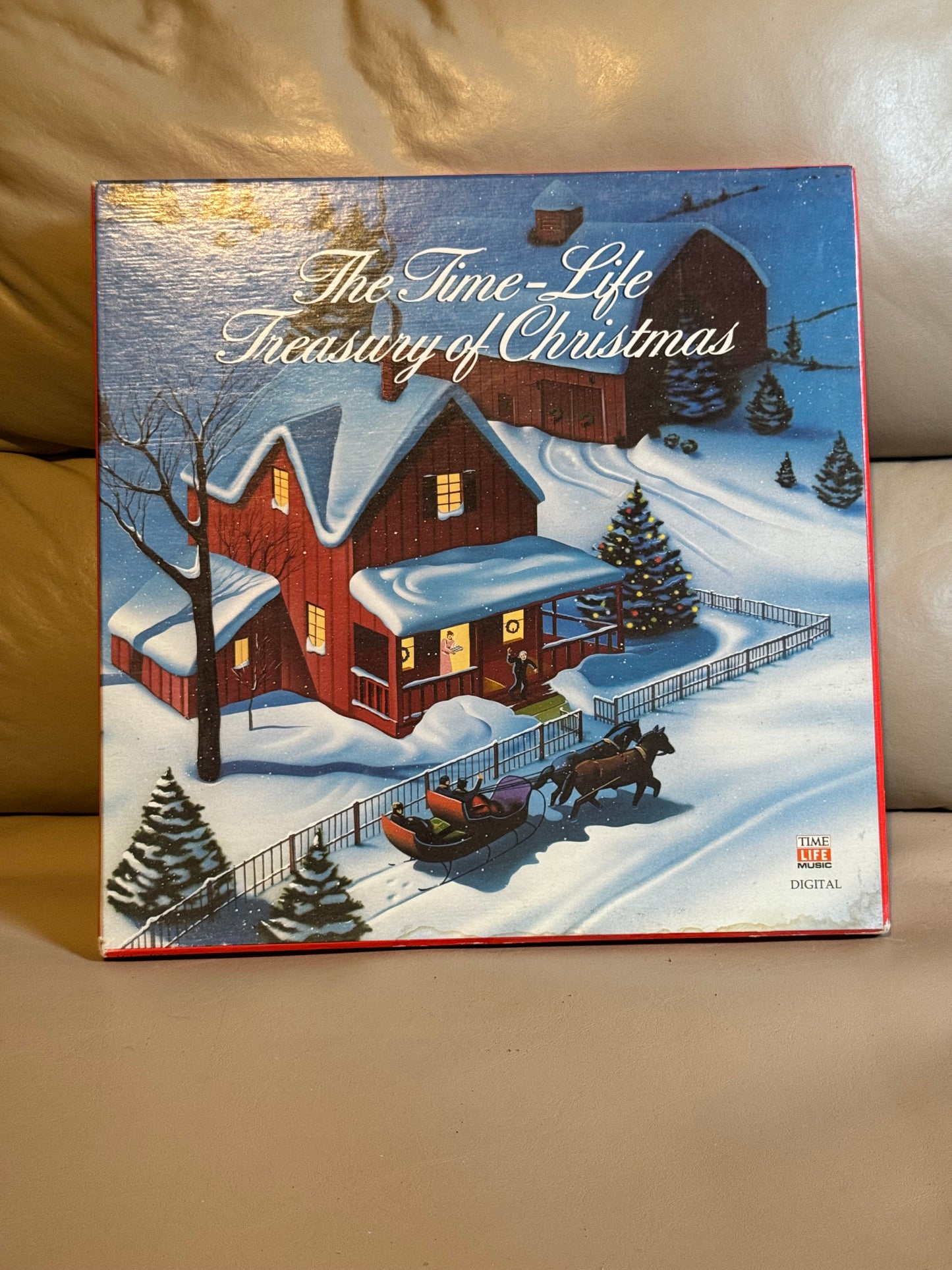 1986 TIME LIFE TREASURY OF CHRISTMAS LP, 3 PC