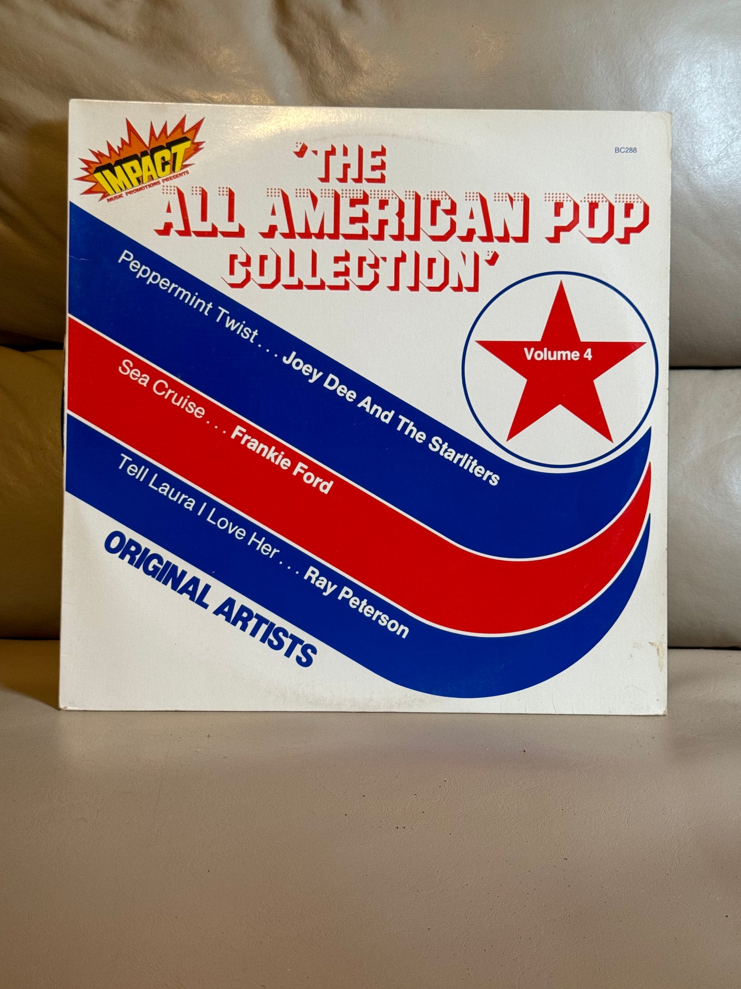 Vintage Vinyl LP The All American Pop Collection Volume 4 Impact BC288 1980