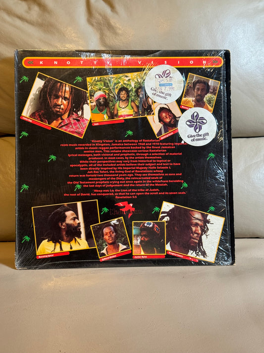 Knotty Vision LP Record (an Anthology of Rastafarian Roots Music)