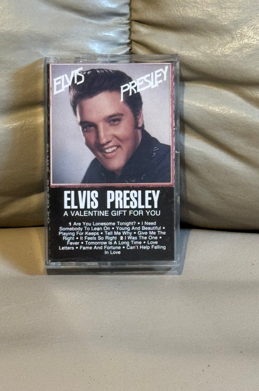 Elvis Presley A Valentine Gift for You Cassette tape 1985