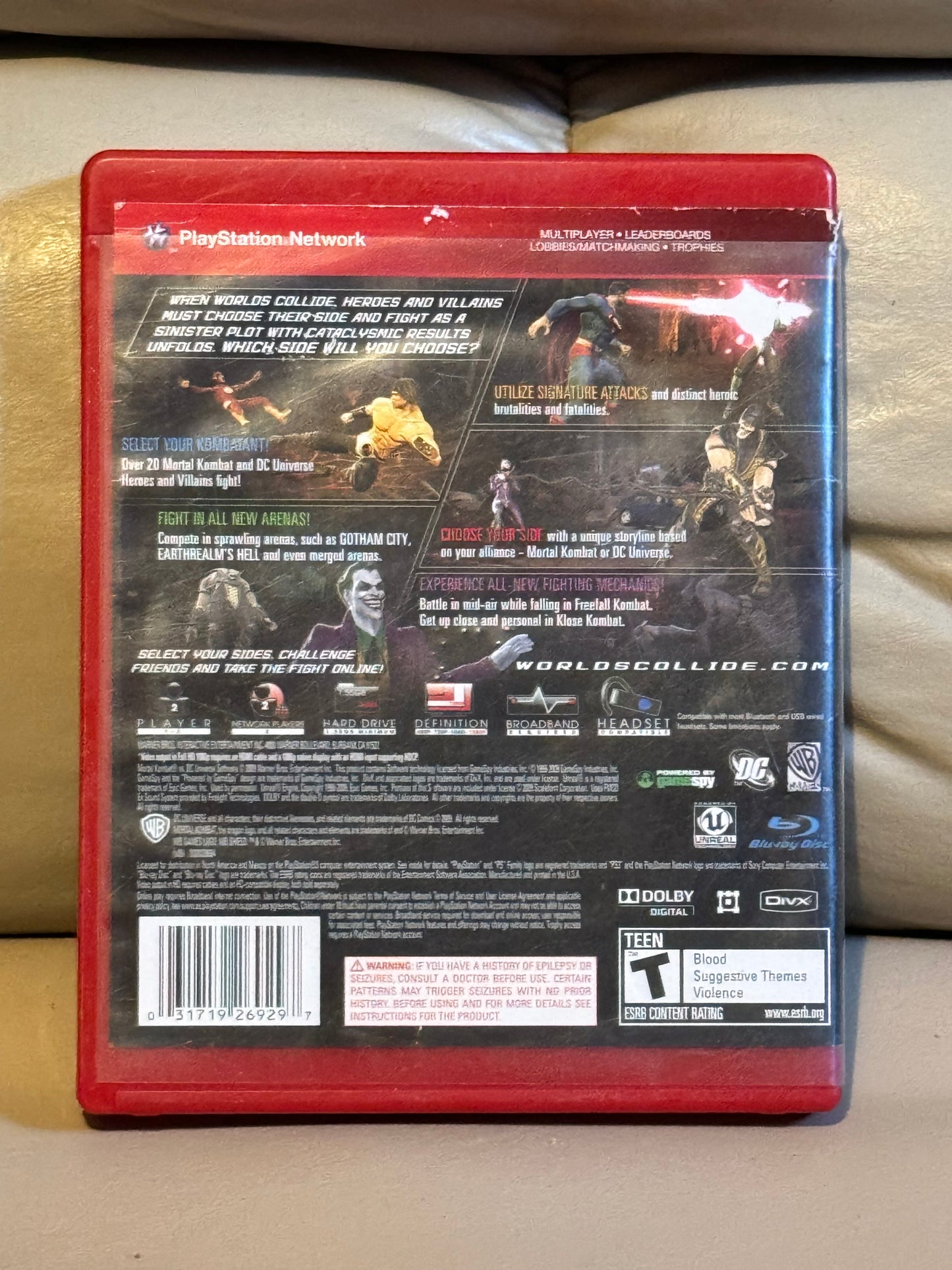 Mortal Kombat vs. DC Universe Greatest Hits (PS3) CIB w/ case and manual