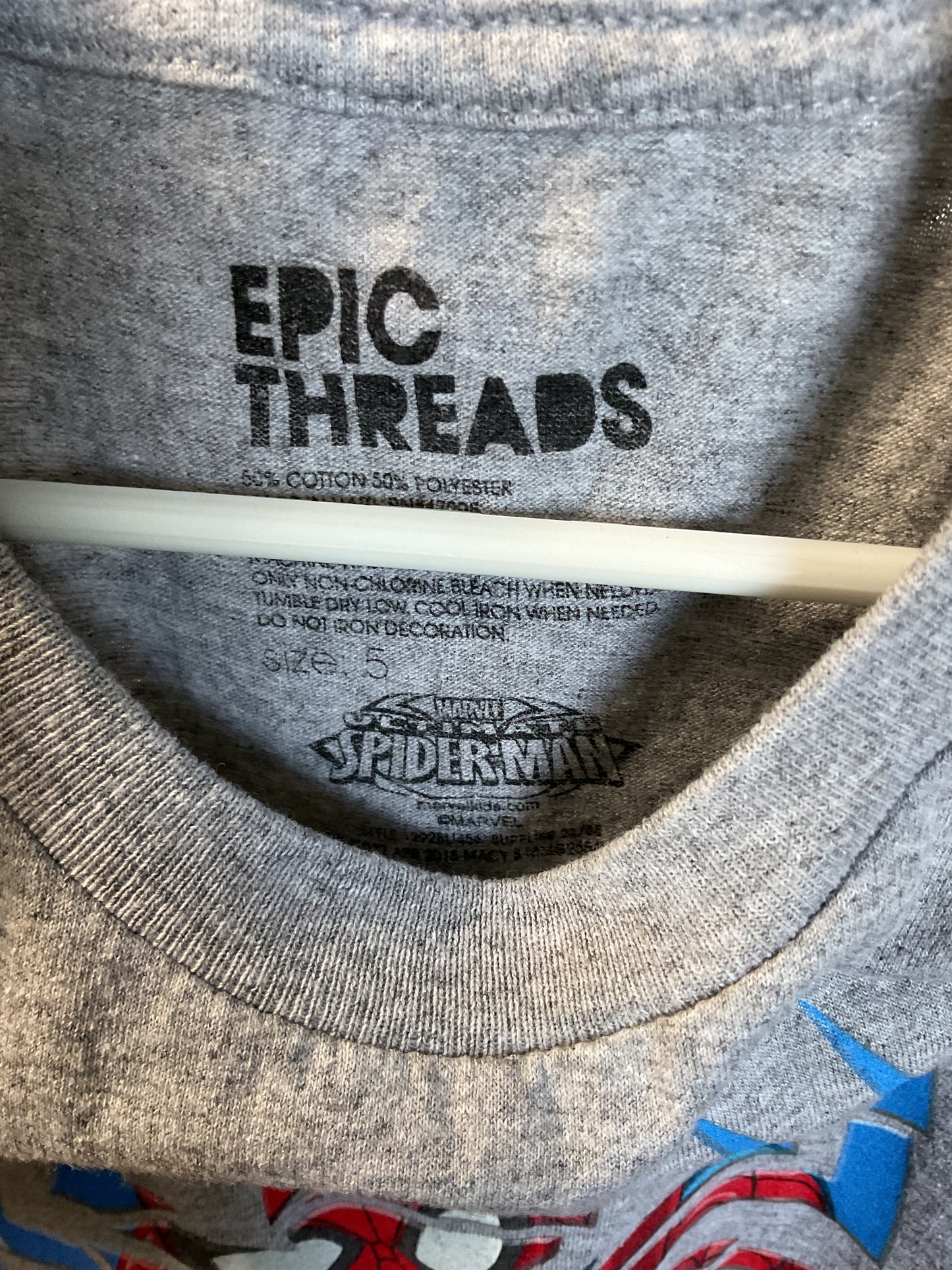 Epic Threads Marvel Spider-Man Graphic Boys T-shirt Size 5