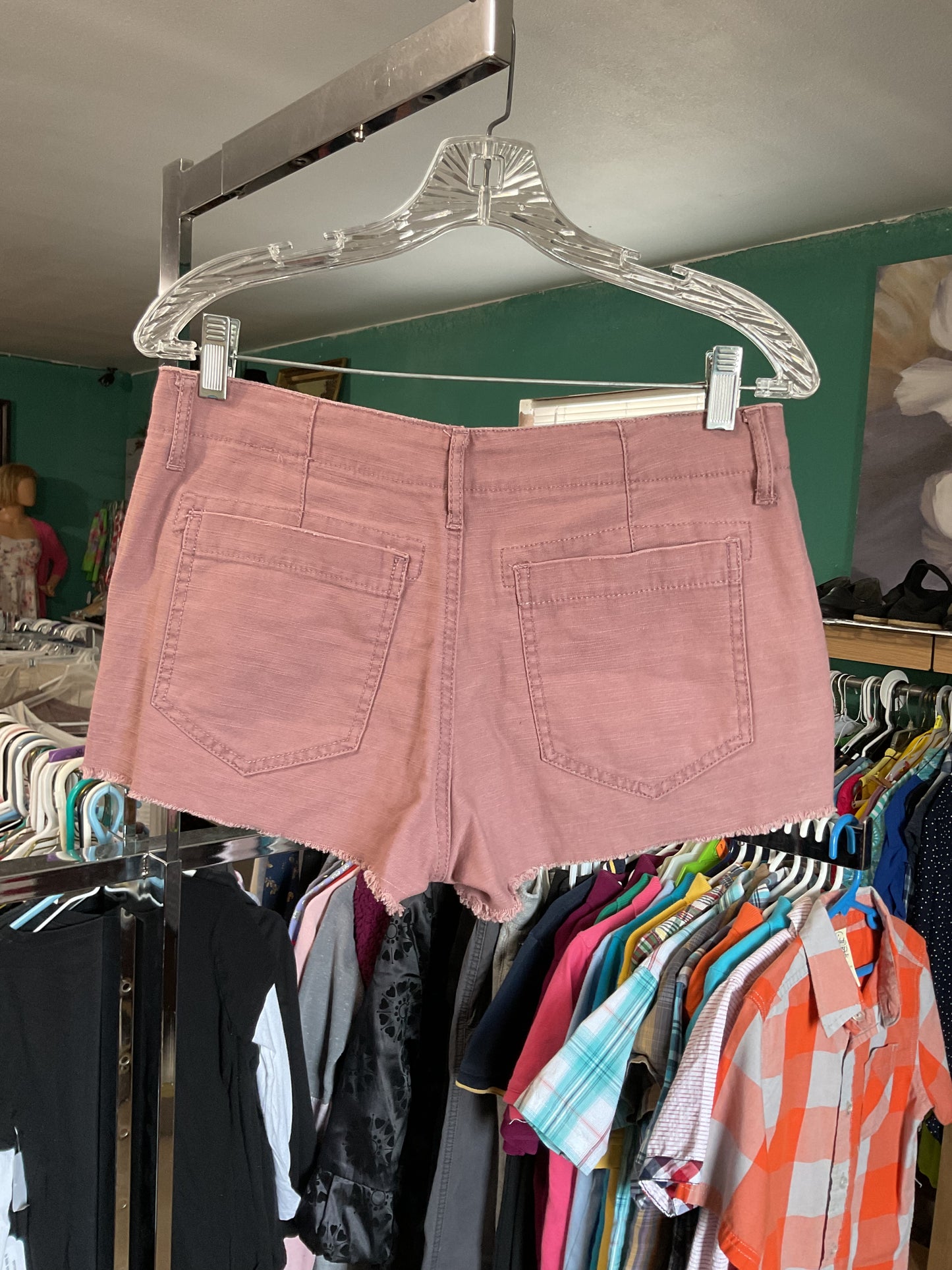 Aeropostale Misses Blush Pink Cotton Shorts Size 6