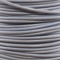 Round Leather Cord, 1.0mm, 2 Meter Pack