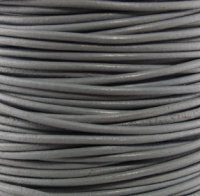 Round Leather Cord, 1.0mm, 2 Meter Pack