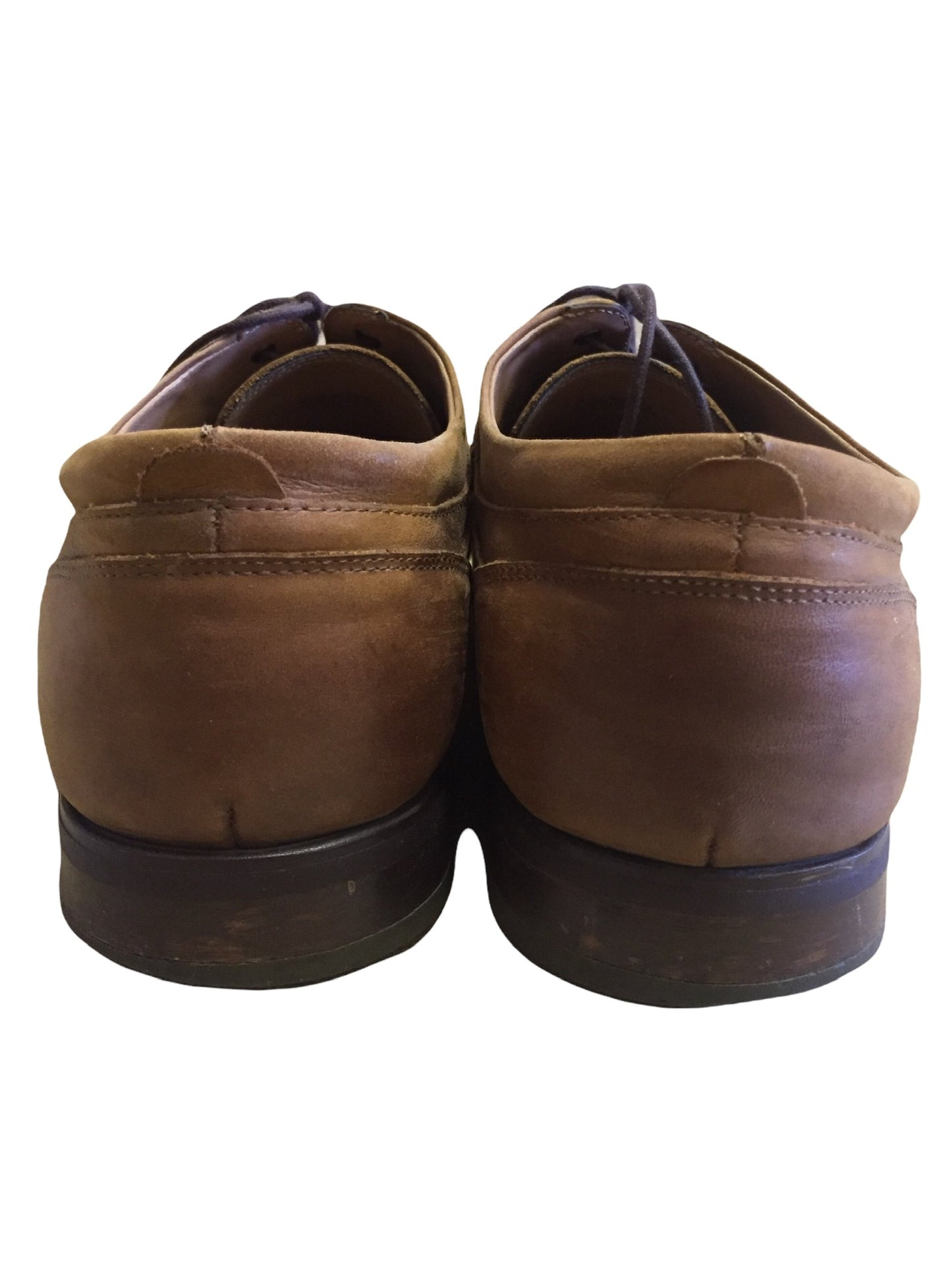 Aldo Light Brown Leather Dress Shoes Size 9 1/2