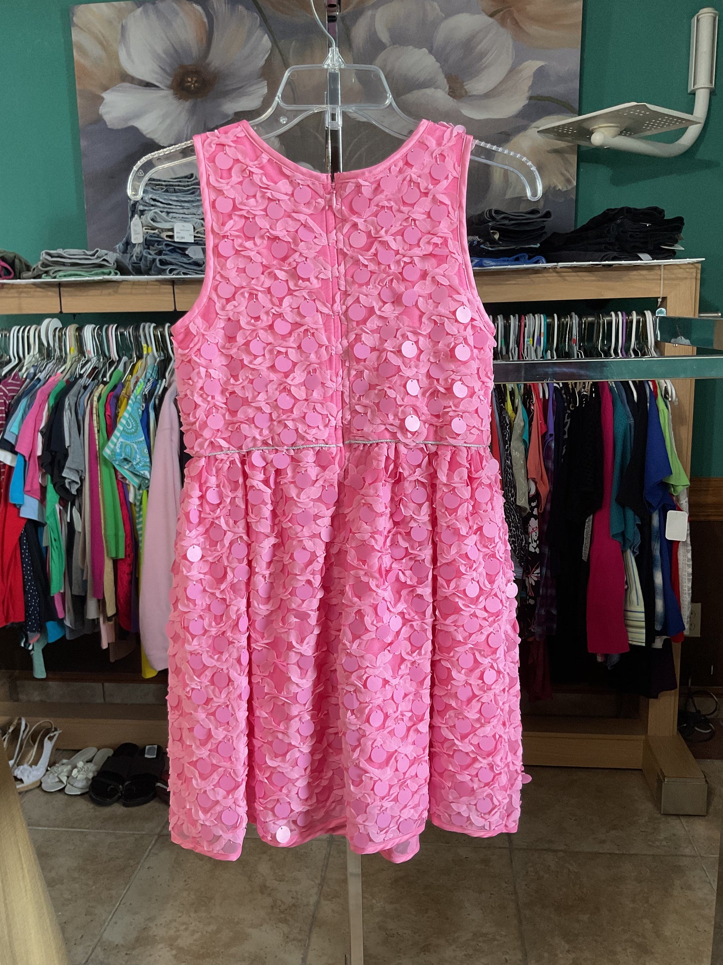 Cat & Jack Sleeveless Girls Evening Dress Size L(10-12)