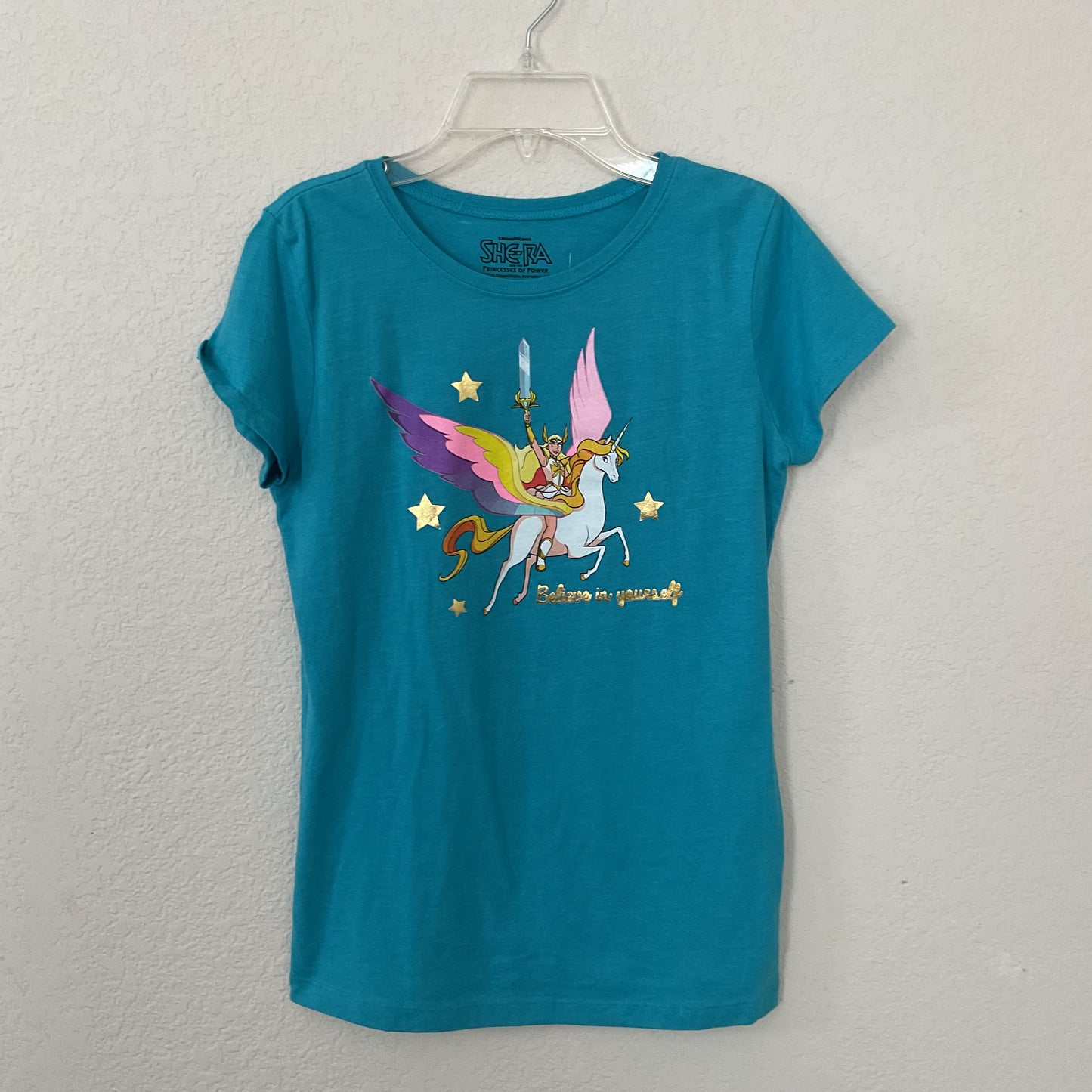 Original Dreamworks She-Ra Princess Of Power Girls T-shirt Size XL