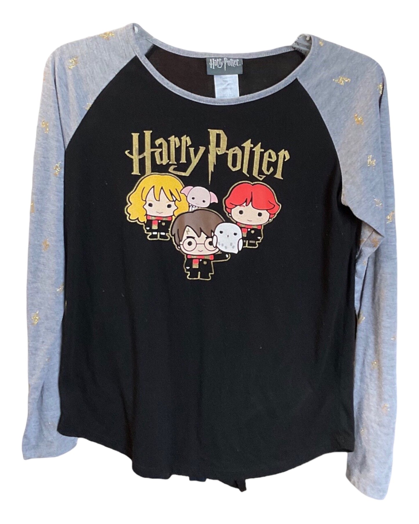 Harry Potter Graphic Long Sleeve Pullover Girls T-shirt Size XL(14-16)