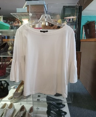 Banana Republic Basic White Blouse Size S