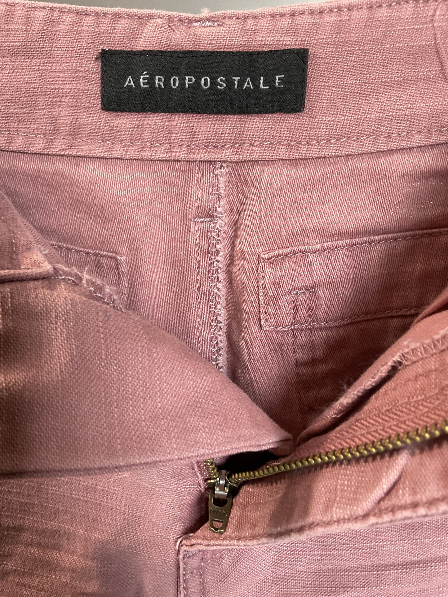 Aeropostale Misses Blush Pink Cotton Shorts Size 6