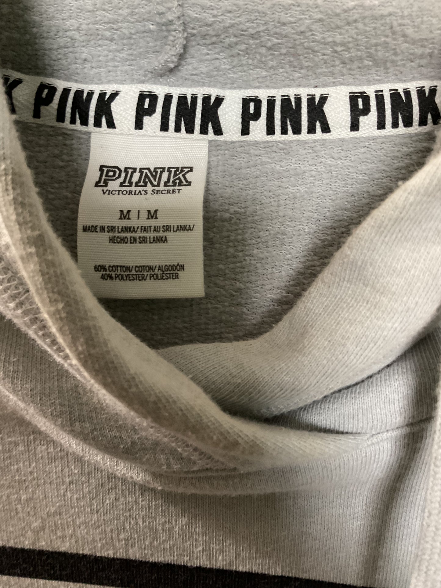 Pink Women’s Pullover Sweatshirt Size M