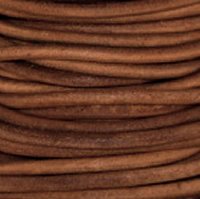 Round Leather Cord, 1.5mm, 10 Meter Pack